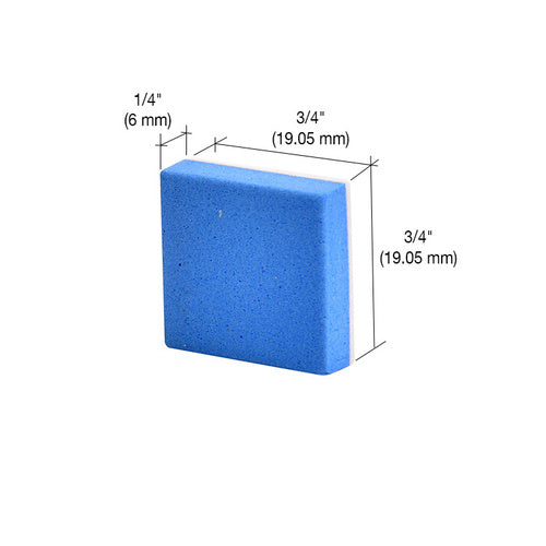 Blue Shipping Pads - 3/4" x 3/4" Non-Adhesive EVA Blue Shipping Pads - pack of 5000