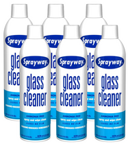 MGS Sprayway Pro Glass Cleaner Non-Ammoniated 19oz can - 6 pack